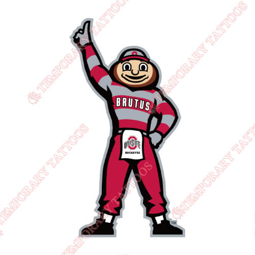 Ohio State Buckeyes Customize Temporary Tattoos Stickers NO.5756